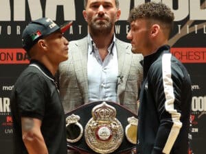 WBA Featherweight Title At Stake Only For Leigh Wood; Mauricio Lara Well Over Limit