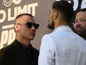 Photos: Tim Tszyu, Carlos Ocampo - Face To Face at Final Presser