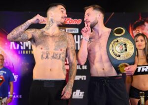 Weigh-In Alert: George Kambosos Jr. vs. Maxi Hughes Results and Photos