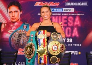 Seniesa Estrada hopes to solidify her main event status against Leonela Yudica