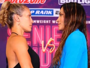 Seniesa Estrada-Leonela Yudica: ESPN+ Weigh-In Report From Las Vegas