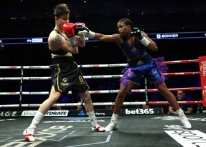 Caroline Dubois headlines card featuring emerging talents in London on Sept. 30