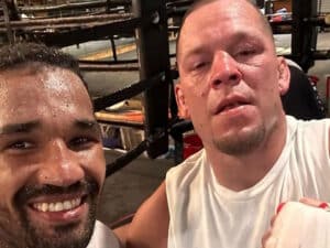 Esquiva Falcao on Nate Diaz: Boxing is Not For Him, I Think Jake Paul Knocks Him Out