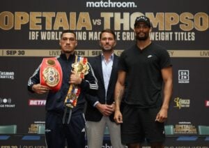 Sparring lessons from Fury, Usyk have Jordan Thompson ready for cruiserweight king Jai Opetaia