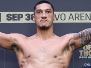 Jai Opetai Batters, Drops, Stops Jordan Thompson in Four Rounds