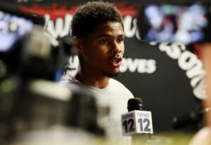 Shakur Stevenson Claims Frank Martin Wanting 50/50 Split Led To Fight Collapsing