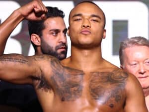 Fabio Wardley Drops, Stops David Adeleye in Seventh of Grudge Match