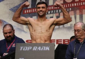 Jack Catterall, Jorge Linares Come In At Junior Welterweight Limit For Main Event Saturday Night