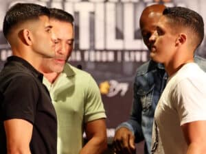 Alexis Rocha, Giovani Santillan Make Weight For Anticipated Welterweight Clash