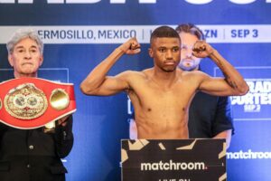 Sivenathi Nontshinga takes on Adrian Curiel hoping to keep and then unify his belt