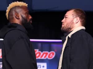 Efe Ajagba-Joe Goodall - Weigh-In Results From Stateline, Nevada