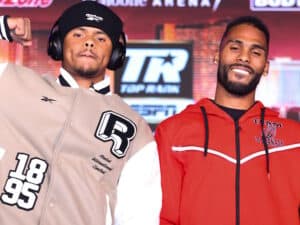 Shakur Stevenson Weighs Well Below Lightweight Limit For Title Fight With Edwin De Los Santos