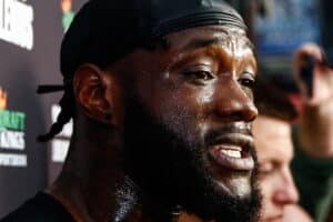 Wilder Felt Joshua 'Was All Nervous' at Presser: 'Nerves When It Comes To Me'