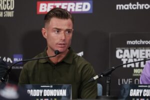 Paddy Donovan Eager To Work Up The Ranks, Eyes Crack at Eimantas Stanionis