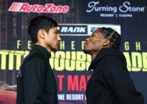 Weigh-In Report: All Fighters Within Featherweight Limit For ESPN+ Title Fight Doubleheader