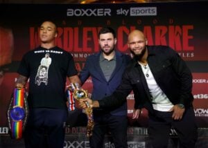 Fabio Wardley and Frazer Clarke Weigh-In Ahead Of Easter Sunday Heavyweight Clash