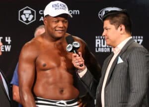 Cuban Ortiz In The Gym Waiting For A Heavyweight Call