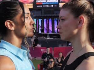 Serrano, Meinke Make Weight Ahead of 12-Round Clash