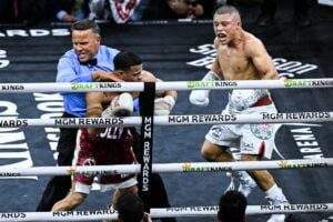 ‘He’ll give trouble to everybody’: Robert Garcia says Isaac Cruz poses a real threat to all other champions at 140