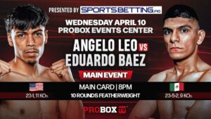 Leo-Baez Weigh-In Results
