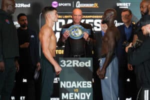 Weights From The Noakes vs. Mendy Weigh In