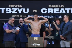 Weigh-In Results, Quotes & Photos: Nikita Tszyu and Danilo Creati