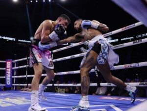 Zelfa Barrett Twice Floors Jordan Gill, Earns 10th Round Stoppage In Manchester