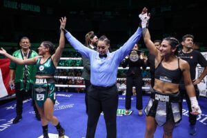 Erika Cruz Retains Title in Hard-Fought Draw With Nazarena Romero