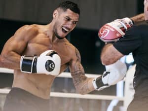 Opetaia Shows His Soft Side, But He Is Still Happy To Take Briedis Into The Trenches