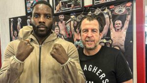 Lawrence Okolie Weighs In For Cruiserweight Debut Against Lukasz Rozanski