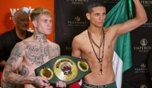 Roarke Knapp and Shervantaigh Koopman back in action Saturday on DAZN