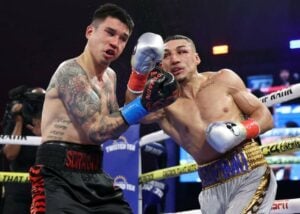 Teofimo Lopez Jr. dominates Steve Claggett to retain WBO/Ring junior welter titles