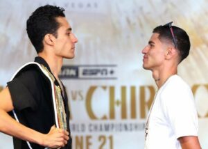 Rafael Espinoza, Sergio Chirino Set For WBC Title Fight; Andres Cortes Over Limit