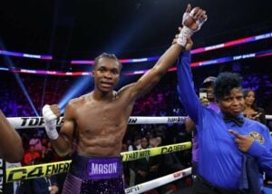 Abdullah Mason is highly impressive, winning easily on the Stevenson-Harutyunyan undercard