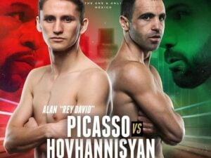 Alan Picasso set to face Azat Hovhannisyan in co-feature to Mayweather-Gotti III card