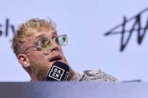 Jake Paul makes weight at second attempt for fight with Mike Perry
