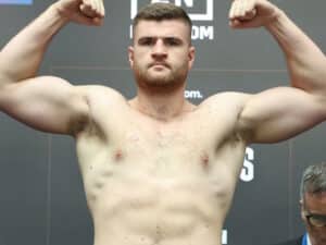 Johnny Fisher and Alen Babic weigh-in ahead of clash at the Copper ‘Bosh’