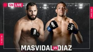 Jorge Masvidal appears confident and relaxed for his test against Nate Diaz