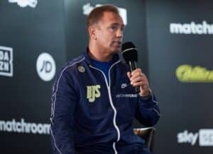 Johnny Fisher claims Alen Babic approached his trainer Mark Tibbs