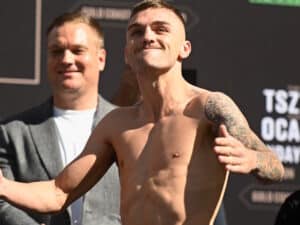 Sam Goodman and Liam Wilson make weight ahead of must-win contests