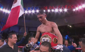 Angel Ayala Twice Floors Dave Apolinario In 6th Round Knockout To Win IBF Flyweight Title