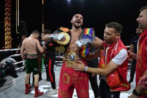 Winning the Lonsdale Belt outright is next on the list for Callum Simpson