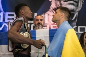 Weigh-in Alert: Christian Mbilli 167.4, Sergiy Derevyanchenko 167.3