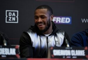 Chev Clarke aiming to win the crowd ahead fo Diego Pacheco-Maciej Sulecki