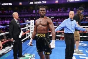 Efe Apochi talks of destroying Cheavon Clarke; Clarke says his actions speak louder