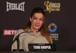 After toying with giants, Terri Harper happy to be back in her natural landscape