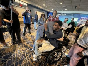 Sergio Martinez and Paul Williams embrace years on from their Atlantic City fights