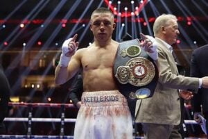 Nick Ball Floors Ronny Rios Three Times, Earns 10th Round Stoppage To Retain WBA Featherweight Title