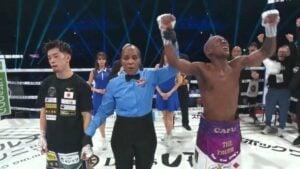 Phumelele Cafu scores upset in Japan with razor-thin win over Kosei Tanaka