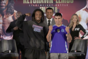 ‘We gonna be a world champ by next year’: Keyshawn Davis exudes confidence ahead of Gustavo Lemos fight